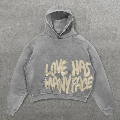 "ALL WE NEED IS LOVE" Y2K HOODIES